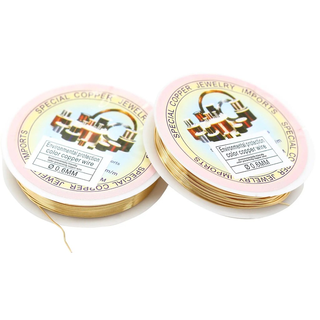 Color Retention Copper Wire DIY Jewelry Materials Handmade Craft Supplies 0.3mm Copper Wire for