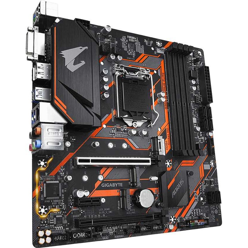 NEW GIGABYTE  B365M AORUS ELITE Micro ATX Intel B365 M.2 SSD New 64G Double Channel Support 8 9 Gen 