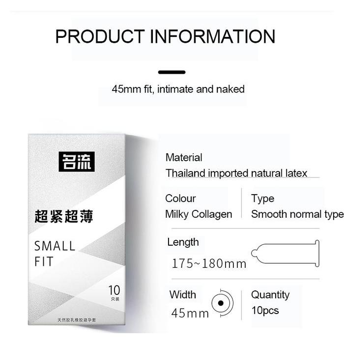 Finacel2 Penguin Kondom Small Fit Size G-Particles Ming Liu Condom Kecil