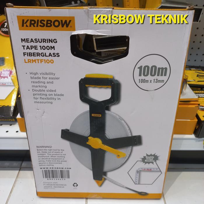 Meteran Gulung Krisbow 100 M