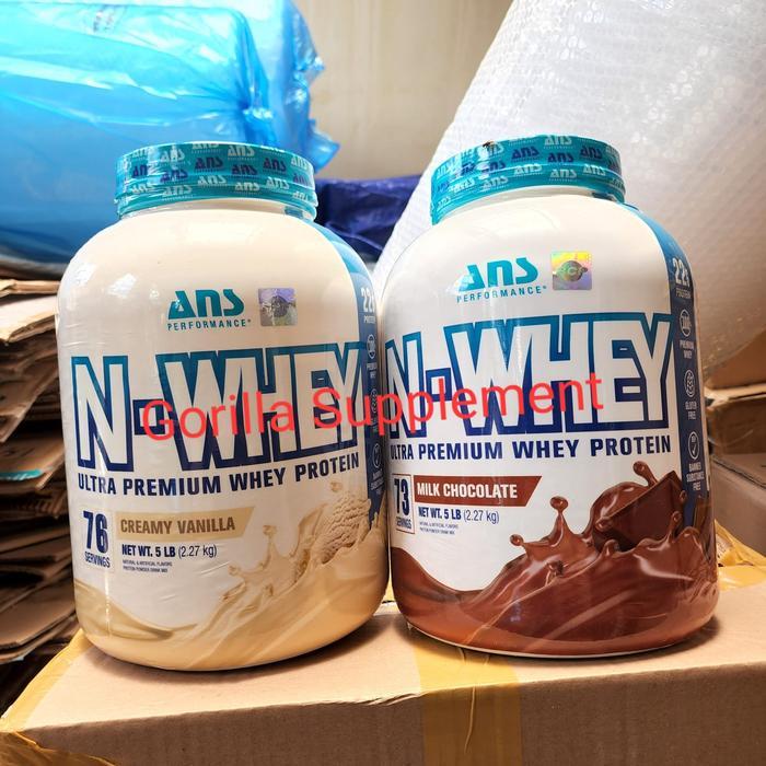 ANS N WHEY / N-WHEY 5LBS whey protein bulking cutting suplemen fitness
