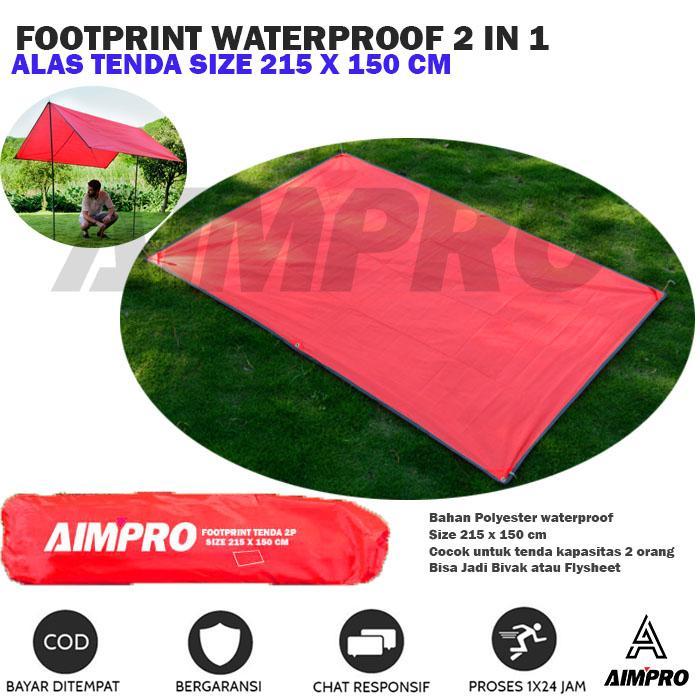 Eiger Adventur'e - FOOTPRINT - ALAS TENDA 2-3 ORANG UKURAN 215X150 CM AIMPRO