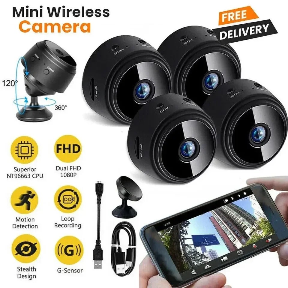 A9 Wifi Mini Camera Recorder Security Monitoringwireless Video Mini Camera Recorder Voice