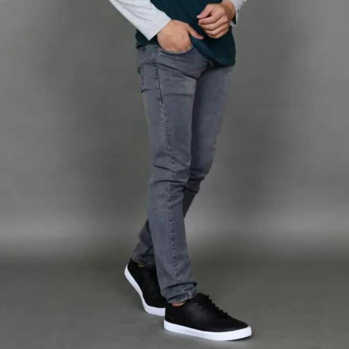 8zg8- Celana Jeans Pensil Pria Dewasa / Jeans Cowok Keren
