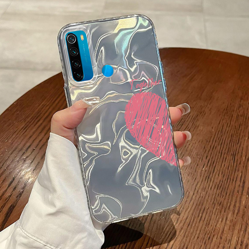 Casing Hp Xiaomi Redmi Note 8 Redmi Note 8T Redmi Note 8 Pro Case Casing Pola Setengah Cinta HP Kasi