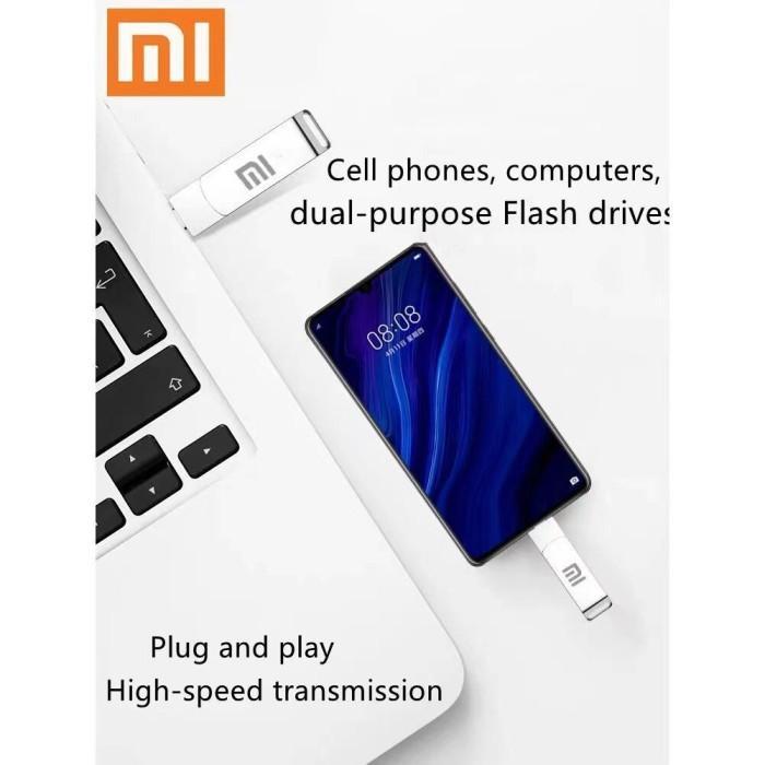XIAOMI TYPE-C FLASHDISK USB 1TB 2TB KECEPATAN TINGGI, DRIVER FLASH LOGAM USB , USB FLASH DRIVE UNTUK