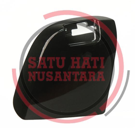 New Scoopy - Honda Ori Lid L Pocket Tutup Charger - Hitam Black Glossy