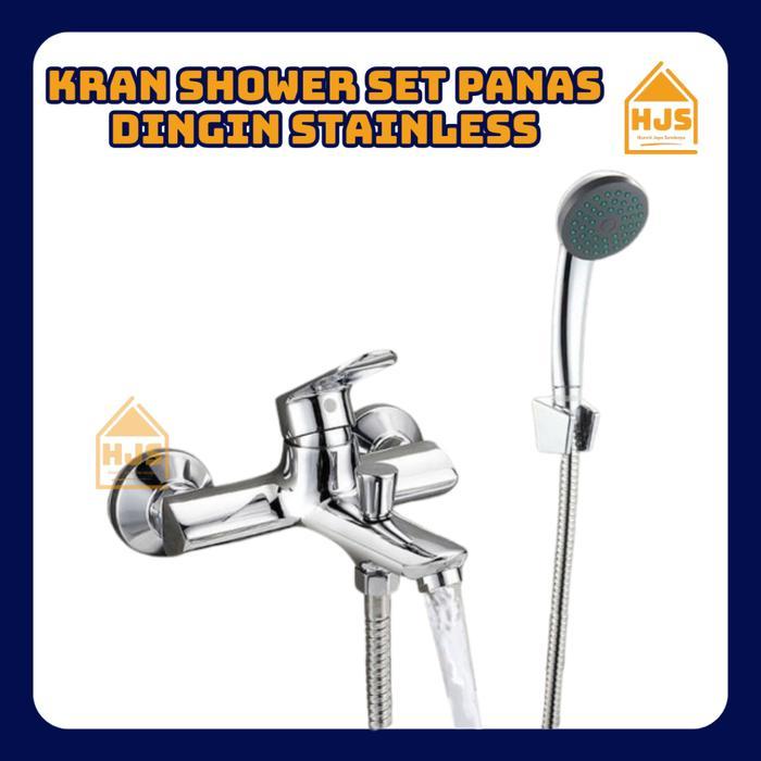 [HJS] Kran shower set kran panas dingin Bathup / Keran Mixer Panas Dingin Kran Shower Bathtub 1 SET