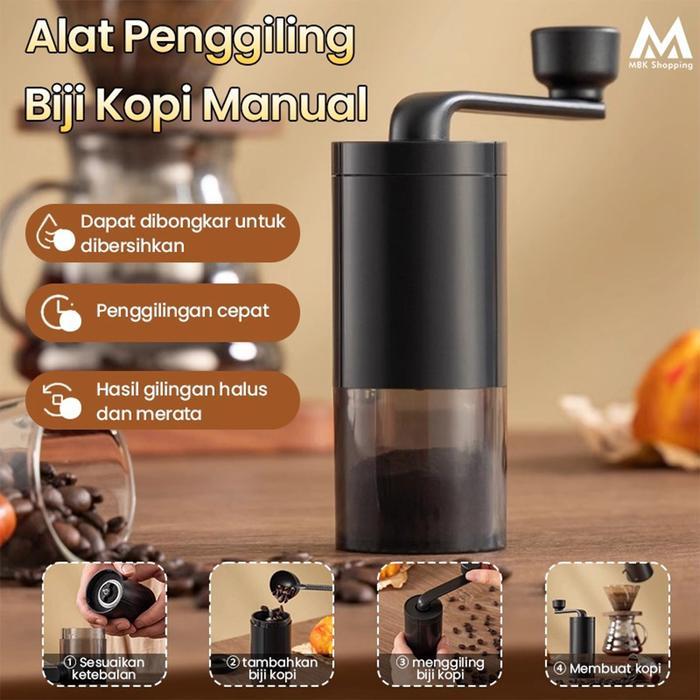 PROMO Penggiling Kopi Manual Mini Mesin Kopi Handy Coffee Bean Grinder Manual Penggiling