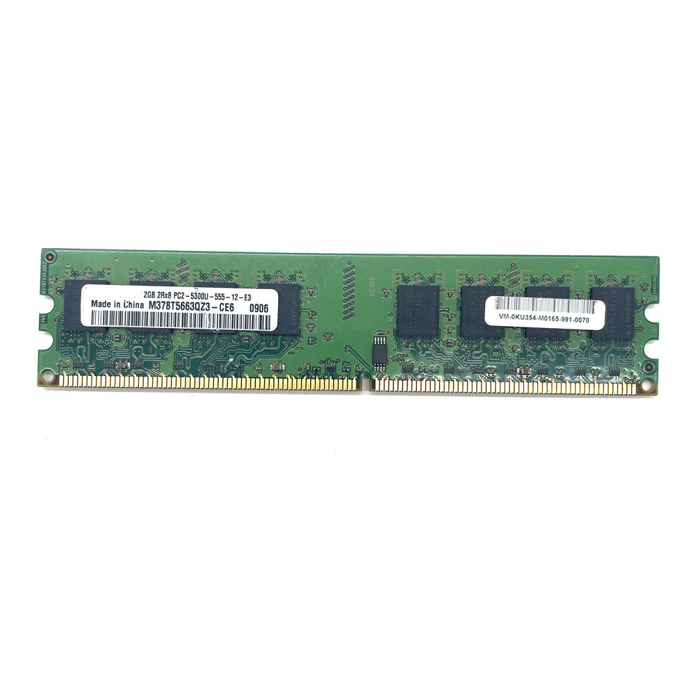Desktop Computer Memory DDR2 PC2-5300U Fits For 2R*8 2GB