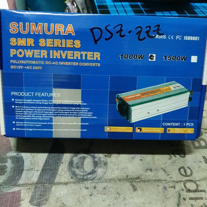 Power Inverter Mobil 1000W Sumura Dc Ac Converter Listrik 1000 Watt