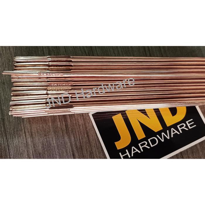 uzd6- Tig Rod / Kawat Las Argon Baja / Mild Steel E70S-6 / E70S6 , 2.4 Mm