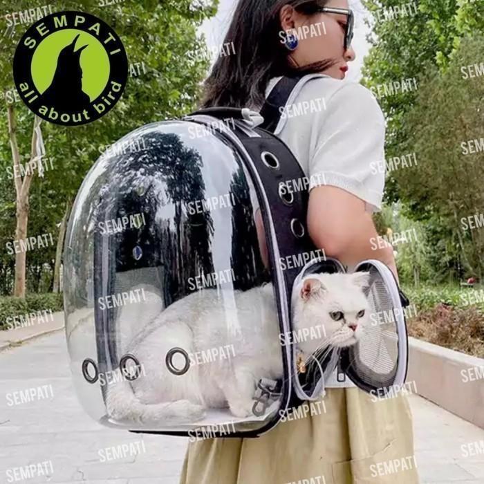 Tas Kucing Astronot Import Tas Gendong Kucing Pet Cargo Box Gendongan Original