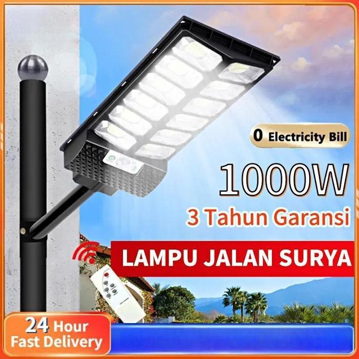 Lampu Jalan Tenaga Surya Lampu Tenaga Surya Sensor Gerak dan Cahaya Lampu Solar Cell Lampu Outdoor
