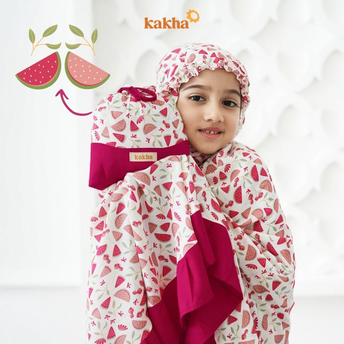 ec9o- Kakha - Mukena Anak Aqsa Series (1-9 Tahun) / Mukena Couple Ibu Anak / Mukena Rayon /