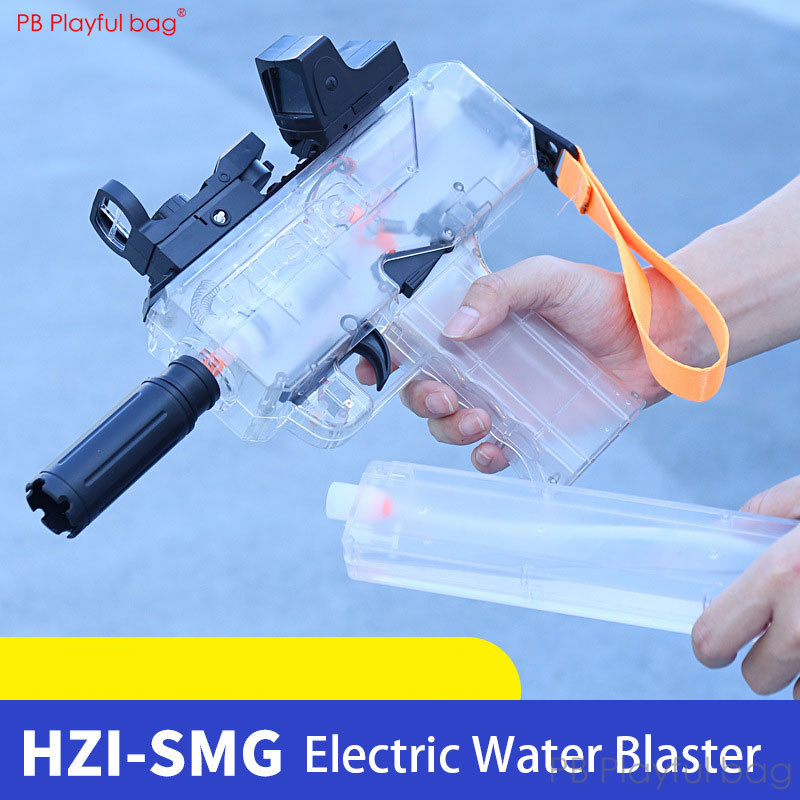 HZI-SMG UZI Electric Water Gun Children Plastic Cool toys Summer Water Blaster 2022 Entertainment to