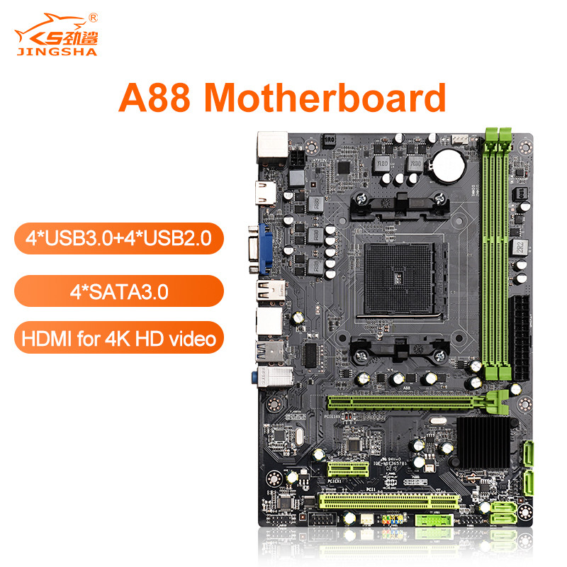 SZMZ A88 Gaming Performance Motherboard AMD FM2+ Socket Support A8 A10-7890K/Athlon2 x4 880K CPU DDR