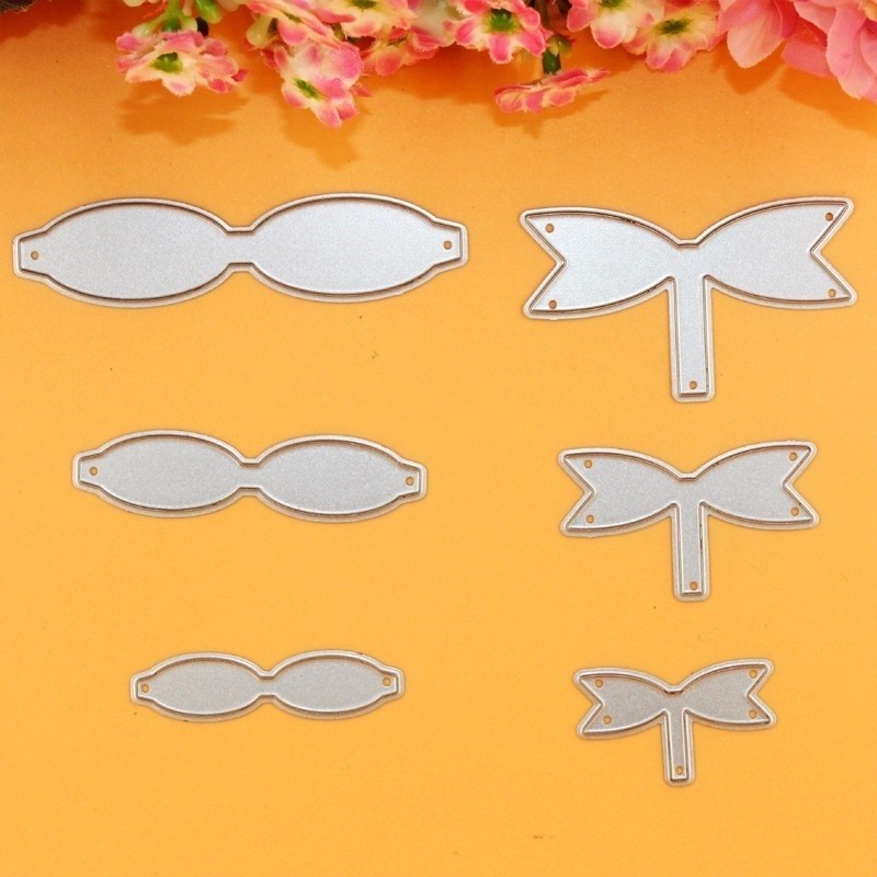 Ribbons Metal Die Cuts  Cutting Dies Scrapbooking Embossing Folder Suit for Sizzix Fustella Big Shot