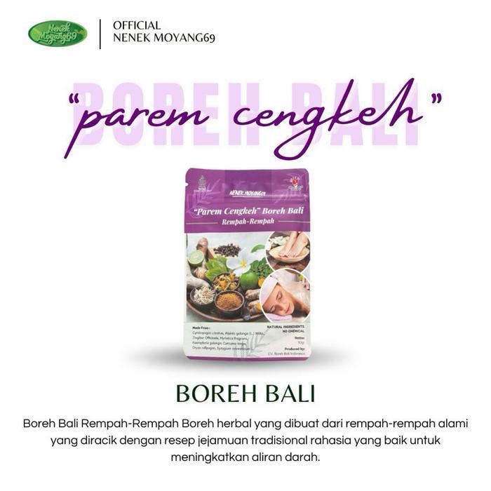 Masker Badan Parem Cengkeh Boreh Bali NenekMoyang69 Masker Rempah-Rempah