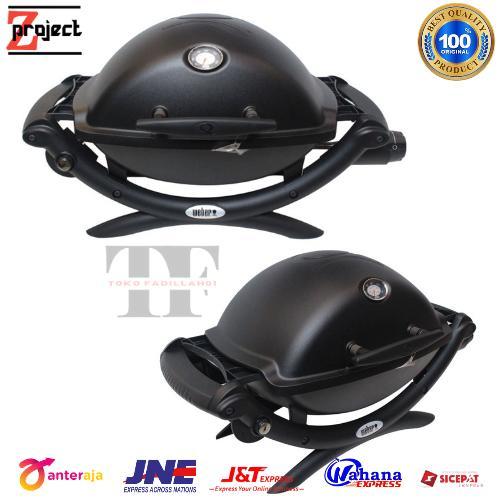 WEBER pemanggang gas BBQ Q1200 / grill alat pemanggang gas BBQ
