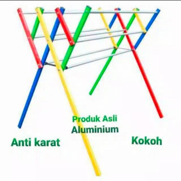 jemuran handuk aluminium minimalis