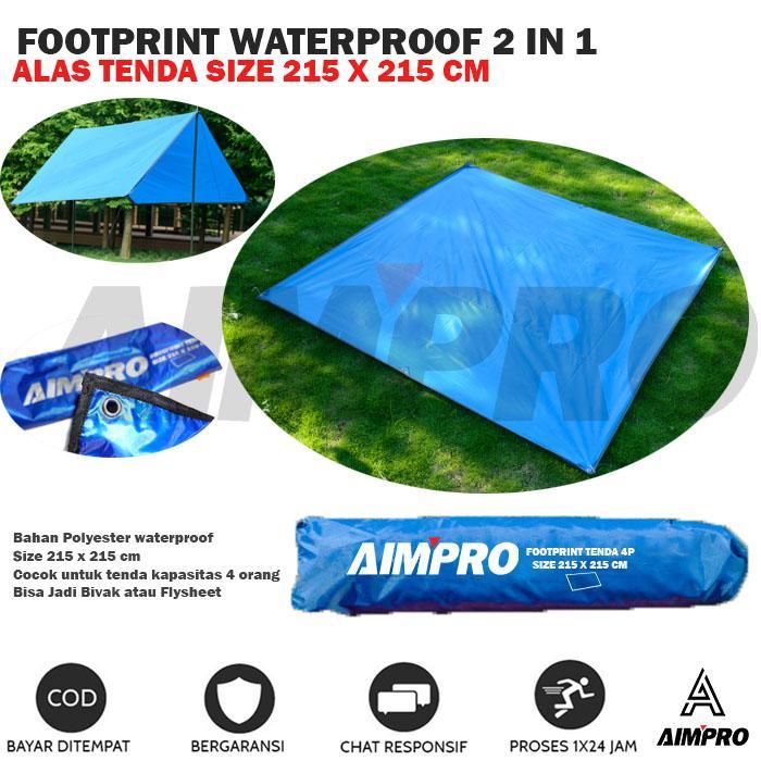 Eiger Adventur'e - FOOTPRINT ALAS TENDA 4-5 ORANG FOOTPRINT ALAS TENDA 215 x 215 CM AIMPRO