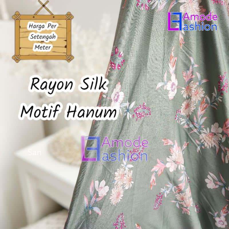 Kain Rayon Silk Motif Hanum
