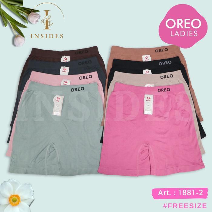 havr- (6Pcs) Oreo Short Pants// Legging Pendek Import Premium// Cd Wanita Boxer Rajut Art