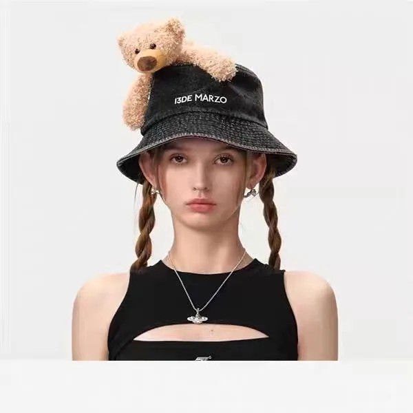 Rabbit 13DE MARZO Men's Outdoor Denim Washed Fishing Cap Breathable Spring Summer New Style Baseball