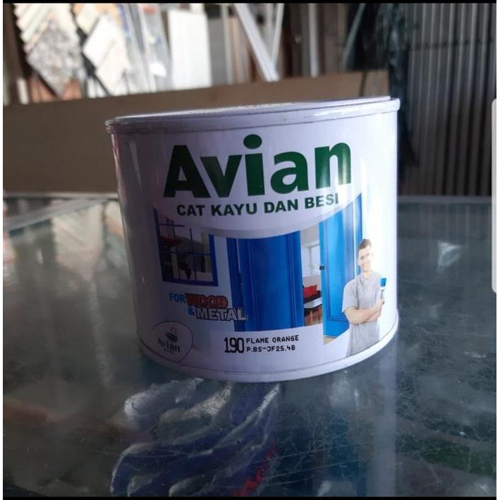 Cat Avian Brands 1/2kg / Cat Minyak Kayu dan Besi 0,5kg Glossy/ Setengah Kilo/ Cat Minyak 0.5kg 1/2