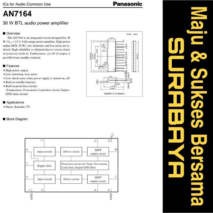 Cantikamobile_ Ic An7164 An 7164 Asli Original Produk Discontinue Stok Terbatas