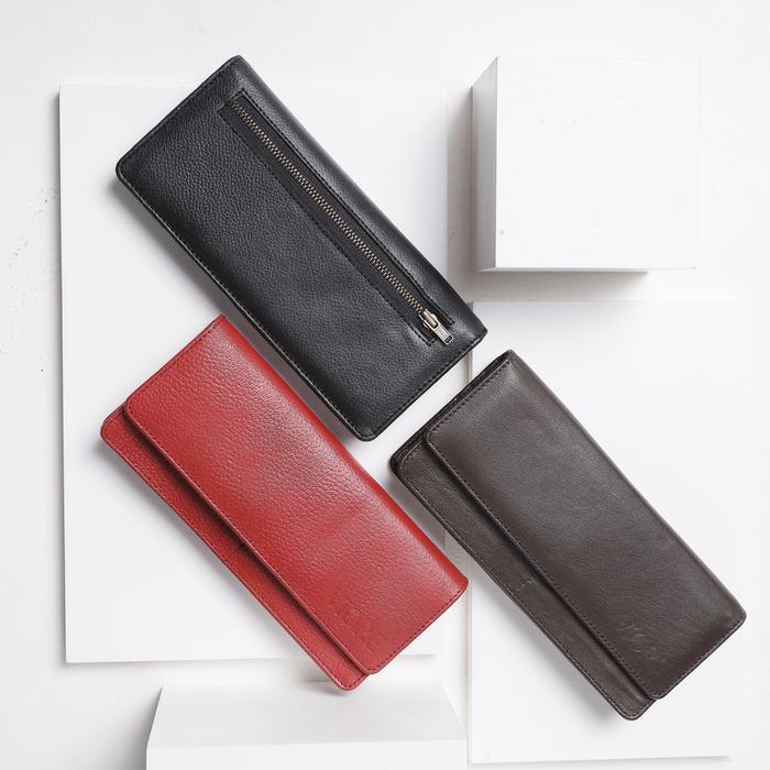 Viore Long Wallet Kulit Asli Dompet Kartu Dan Hp Dompet Wanita Uang Karakter Terlaris