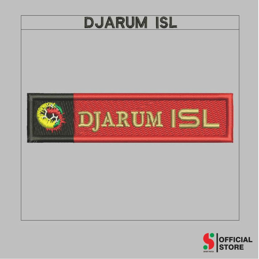 SPORT-543 PATCH LIGA DJARUM ISL BORDIR KOMPUTER LOGO/EMBLEM BADGE