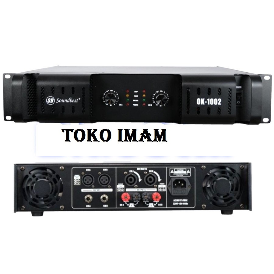 Power Amplifier Soundbest Ok 1002