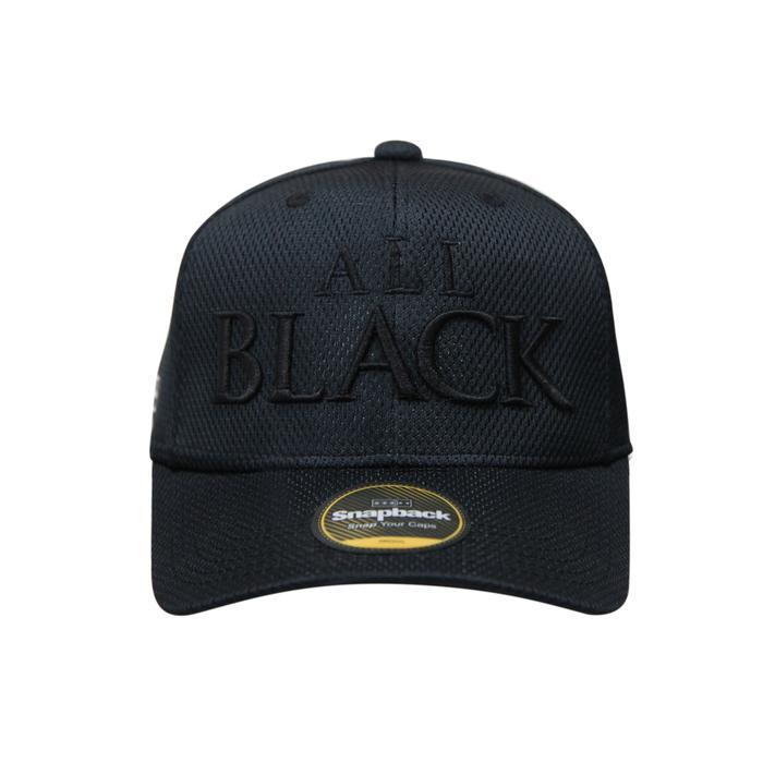 ORIGINAL Snapback Topi Baseb Dewasa Hitam Mizuno Bordir Black READY STOCK