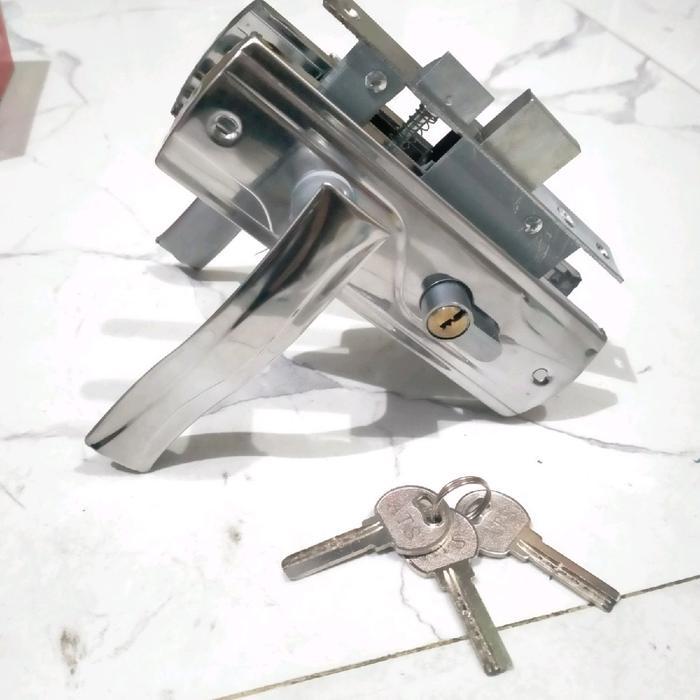 Kunci Pintu Murah Handle Pintu Kamar Kunci Pintu Silinder Kecil Komplit Original