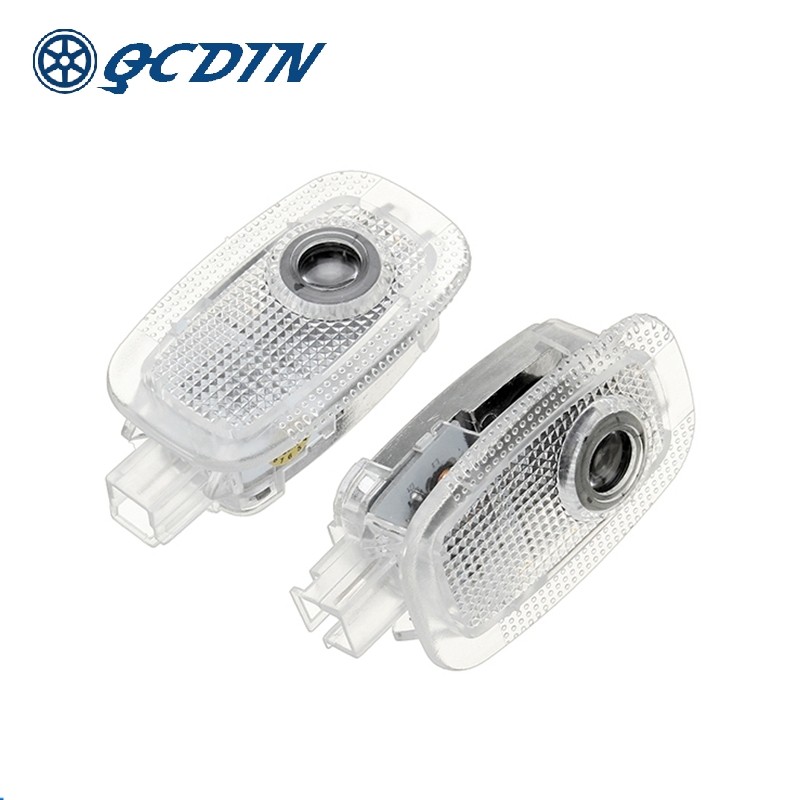 QCDIN for Mercedes-Benz LED Logo Projector Lamp Door LED Puddle Light
