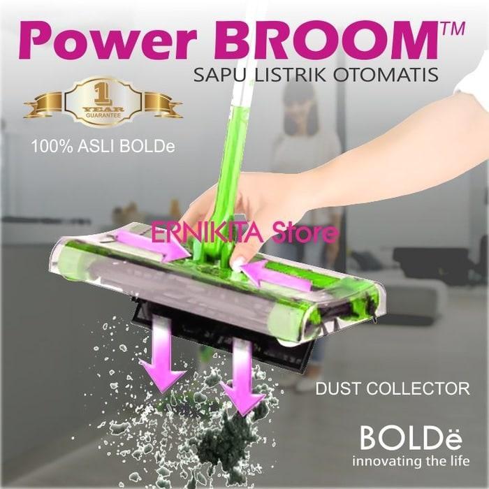 CUCI GUDANG POWER BROOM BOLDe ORIGINAL Sapu Elektrik Dengan Baterai Rechargeable