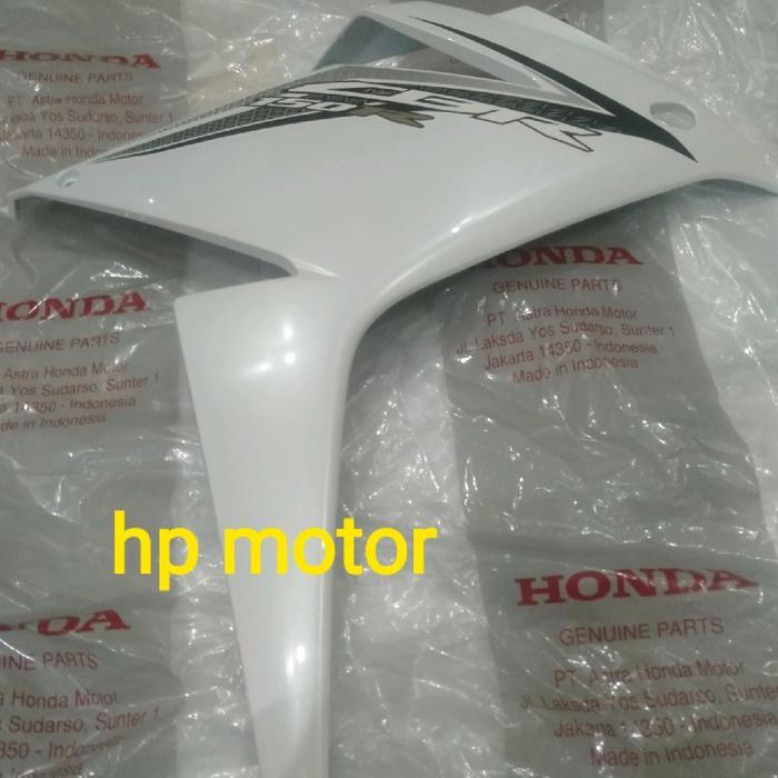 SAYAP FAIRING SAMPING COVER BODY DEPAN SAMPING CBR150 CBR150R K45G PUTIH MUTIARA PEARL WHITE PLUS