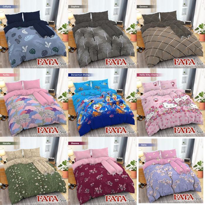 Fata - Bed Cover SET SPREI FITTED King (180x200) Terlaris pilihan