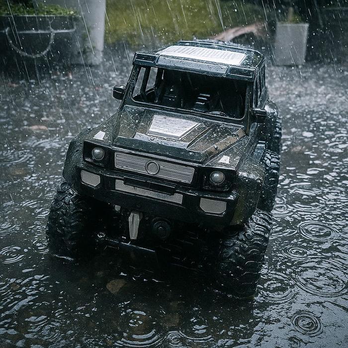 Anti Air Mobil rc offroad 1:8 6 roda waterproof mesin 4x4 Remote Control Kontrol