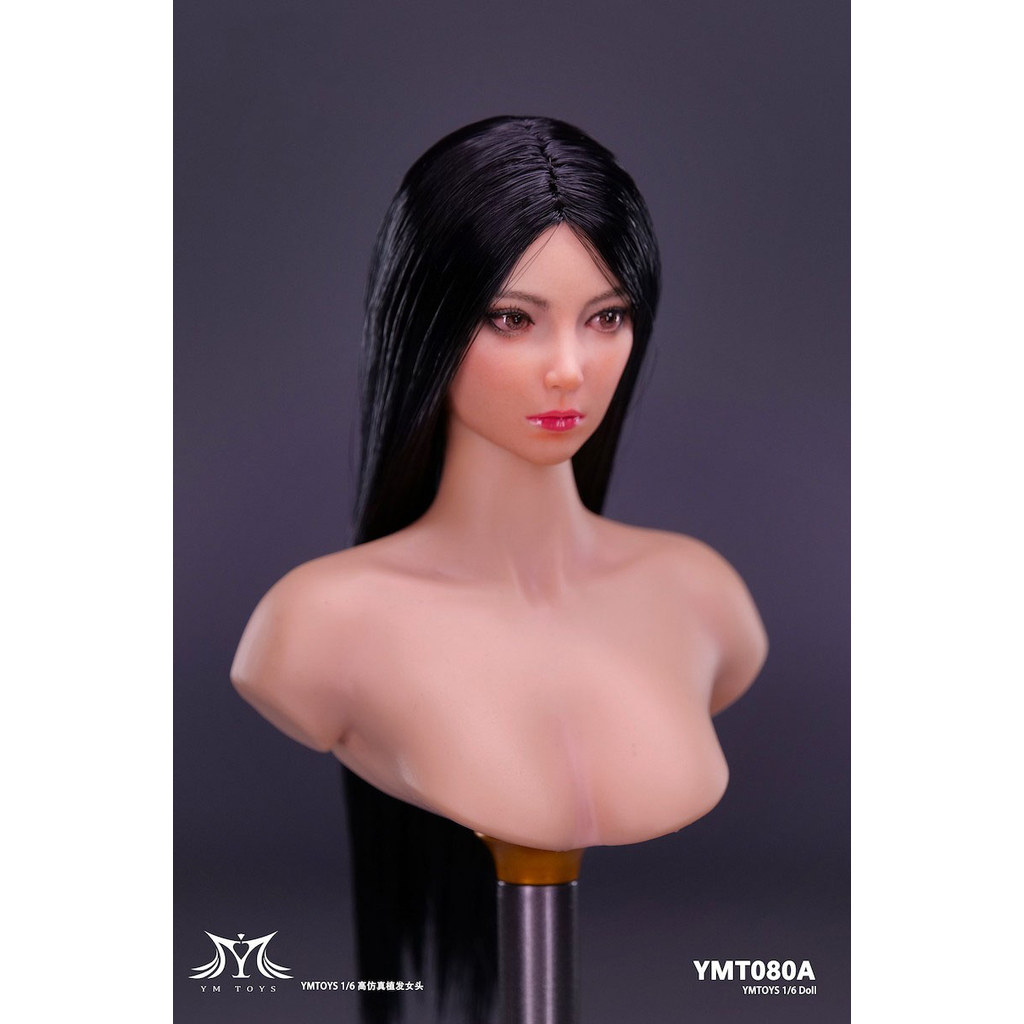 YMTOYS YMT080 1/6 Asian Beauty Ya Head Sculpt Carving Model Fit 12'' TBL PH JO Female Soldier Action