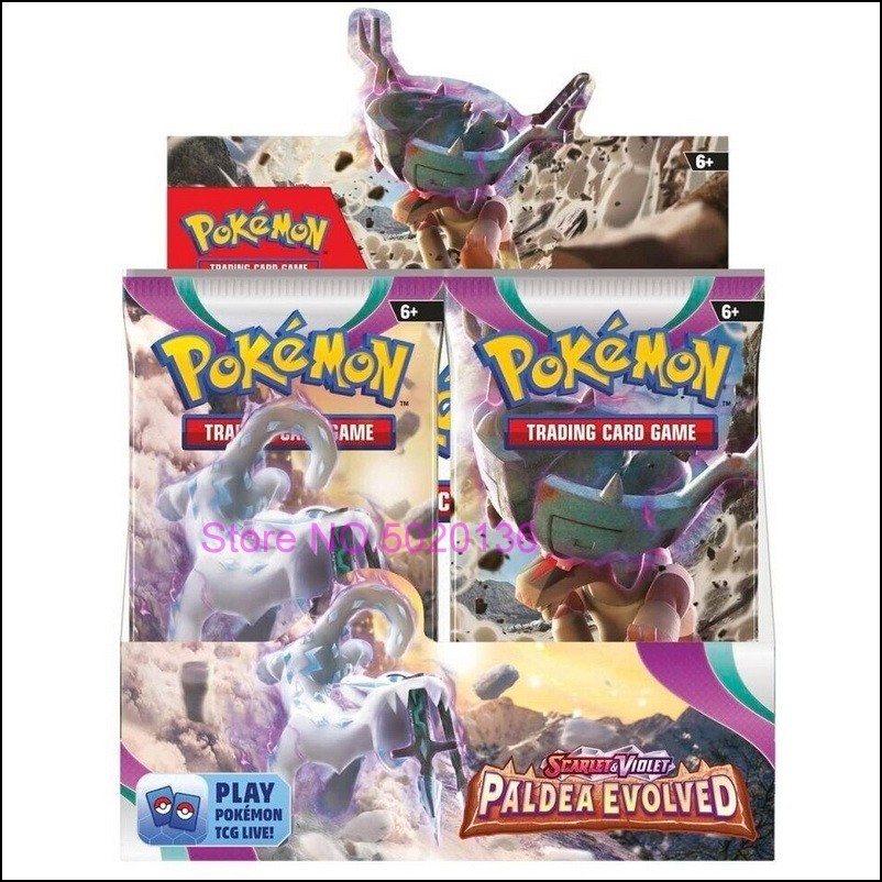 Pokemon Scarlet & Violet Paldea Evolved Booster Box Cards
