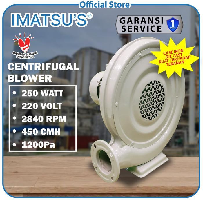 Radial Centrifugal Fan Blower 250 WATT 220V Blower Keong Metal Chasing