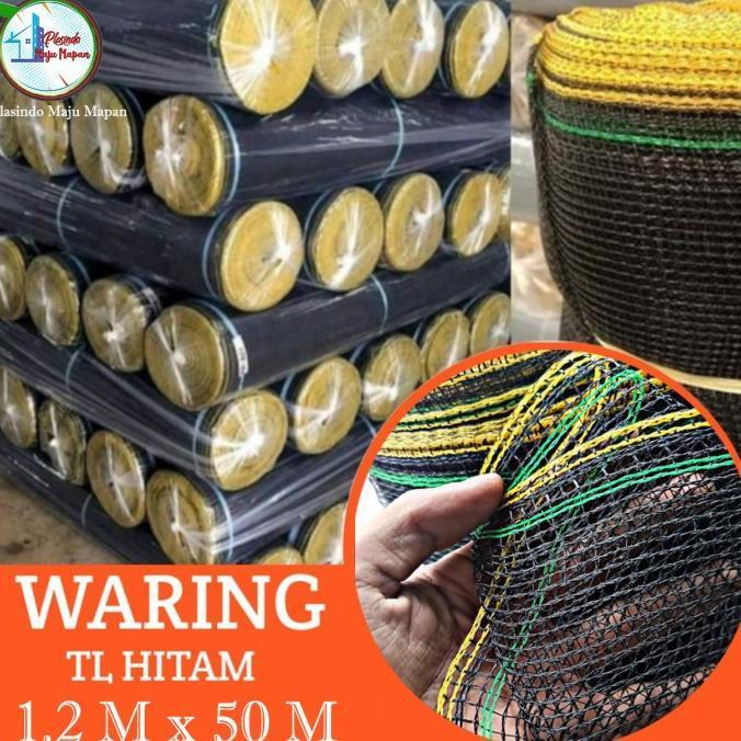 Jaring Waring 1 Roll 50 Meter - Jaring Ayam - Jaring Ikan - Waring Tl