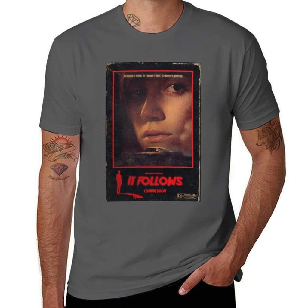 It Follows T-Shirt funny t shirts man t shirt man plain cotton t shirts man 100% T-Shirt