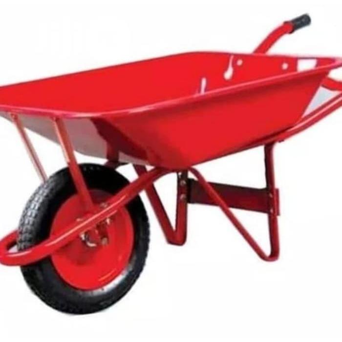 GEROBAK DORONG PASIR 1 RODA // BAK BESI SAMPAH PROYEK KERETA SORONG