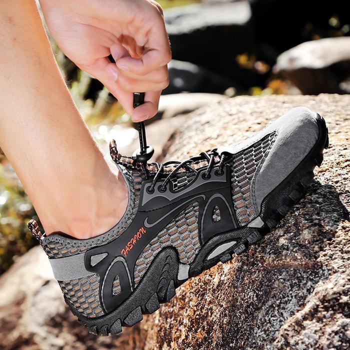 Consina - Sepatu Gunung Pria Outdoor Waterproof Sepatu Trekking Camping Sepatu Olahraga Cowok Hiking