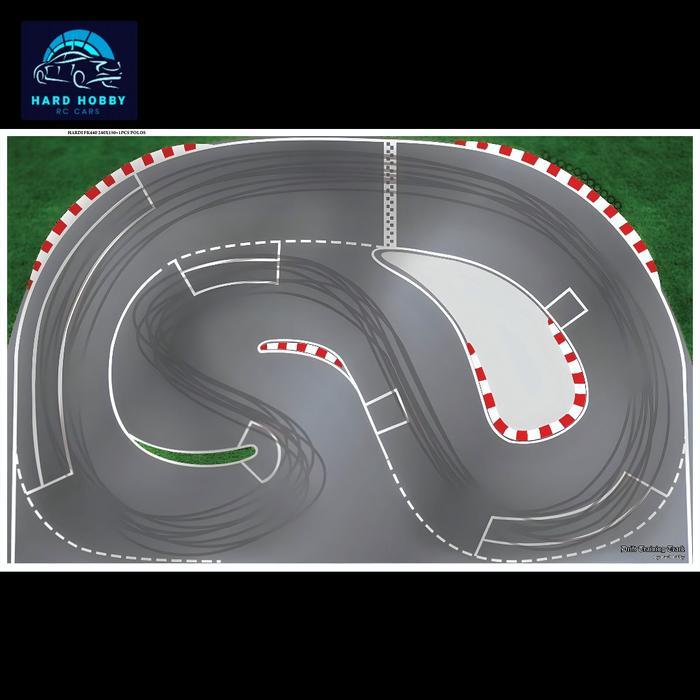 HARD HOBBY MINI RC RWD AWD DRIFT TRAINING TRACK 1/28 1/24
