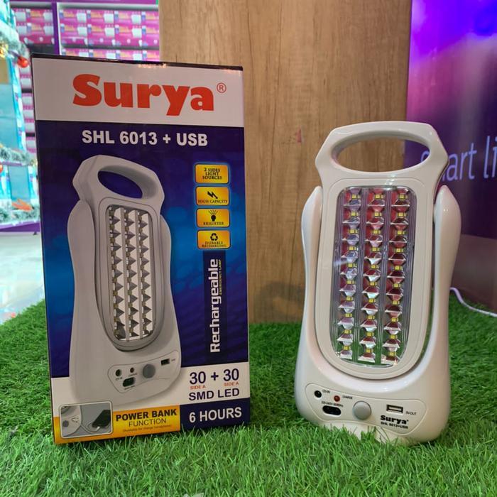 LAMPU EMERGENCY SURYA SHL 6013 USB